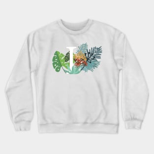 Plant Letter I Crewneck Sweatshirt